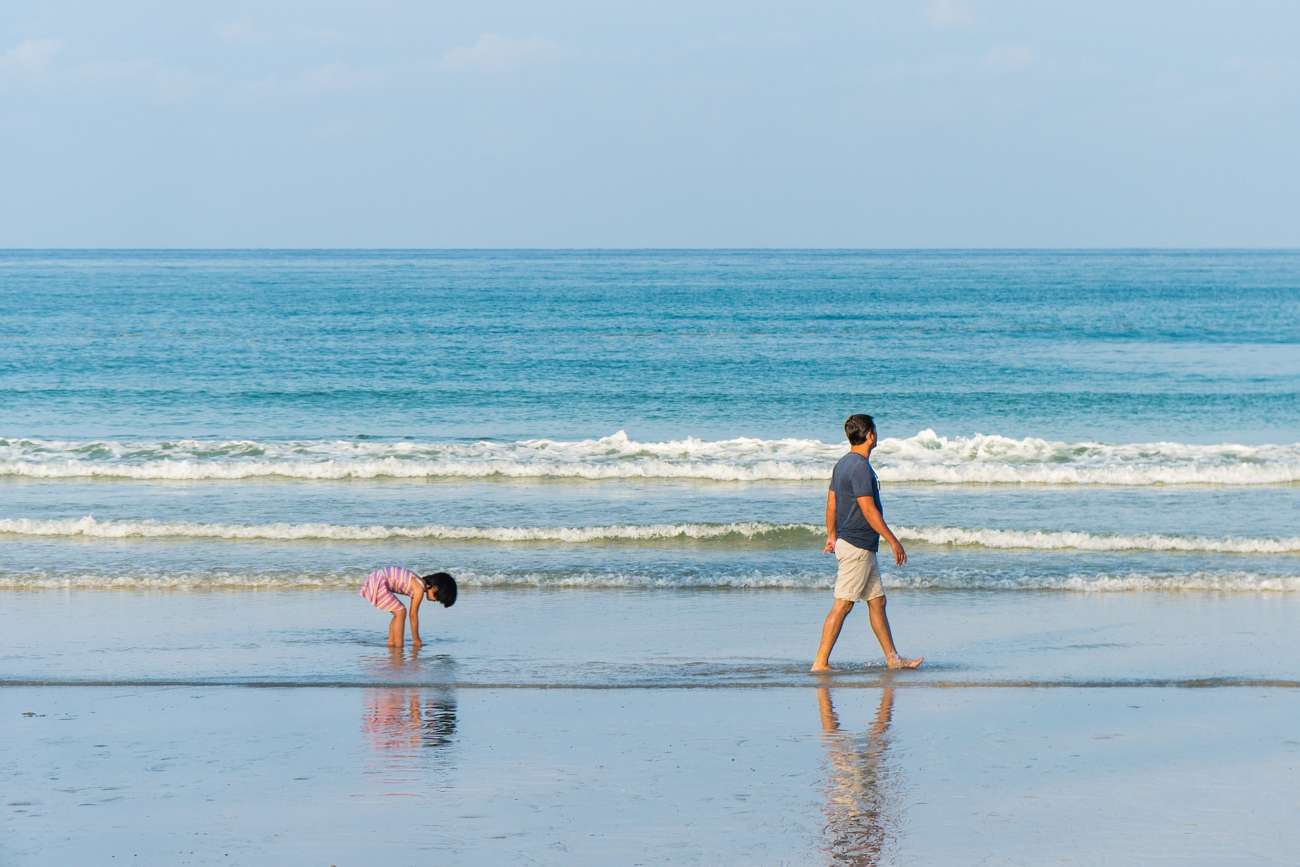Playing on the Beach